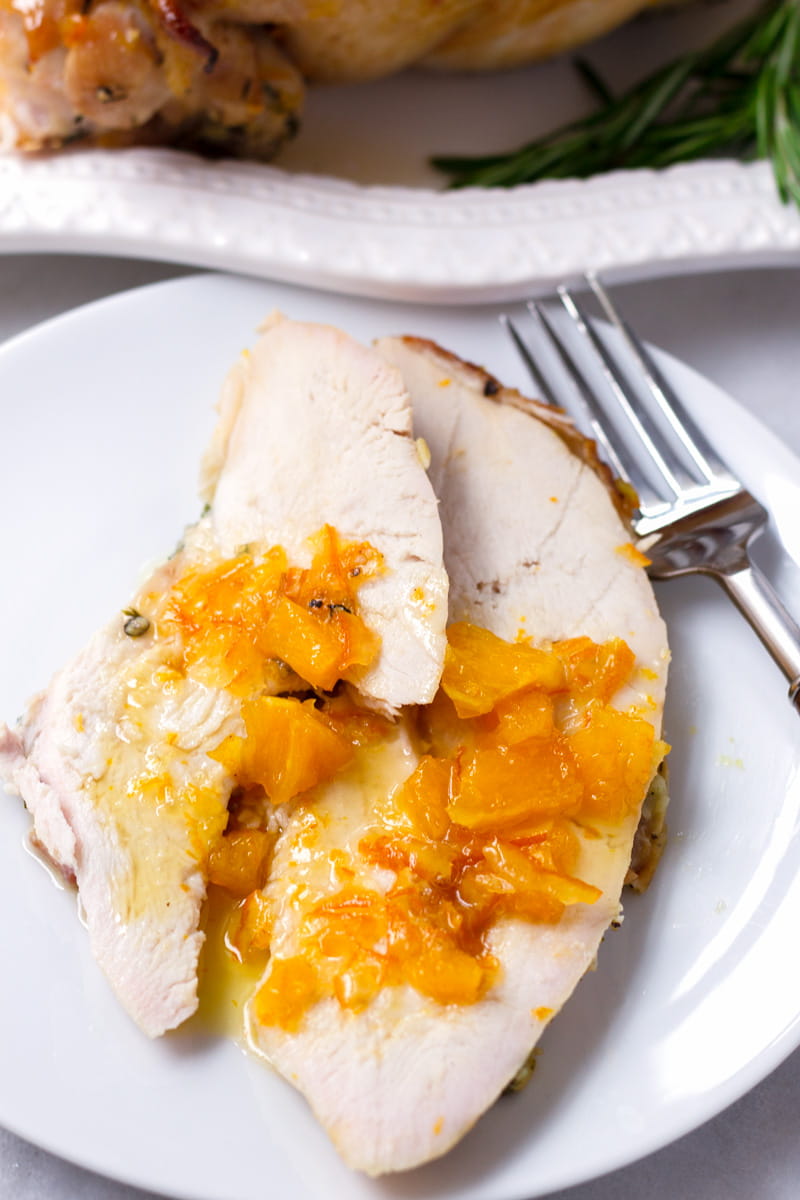 Sliced Turkey Breast with Orange Glaze