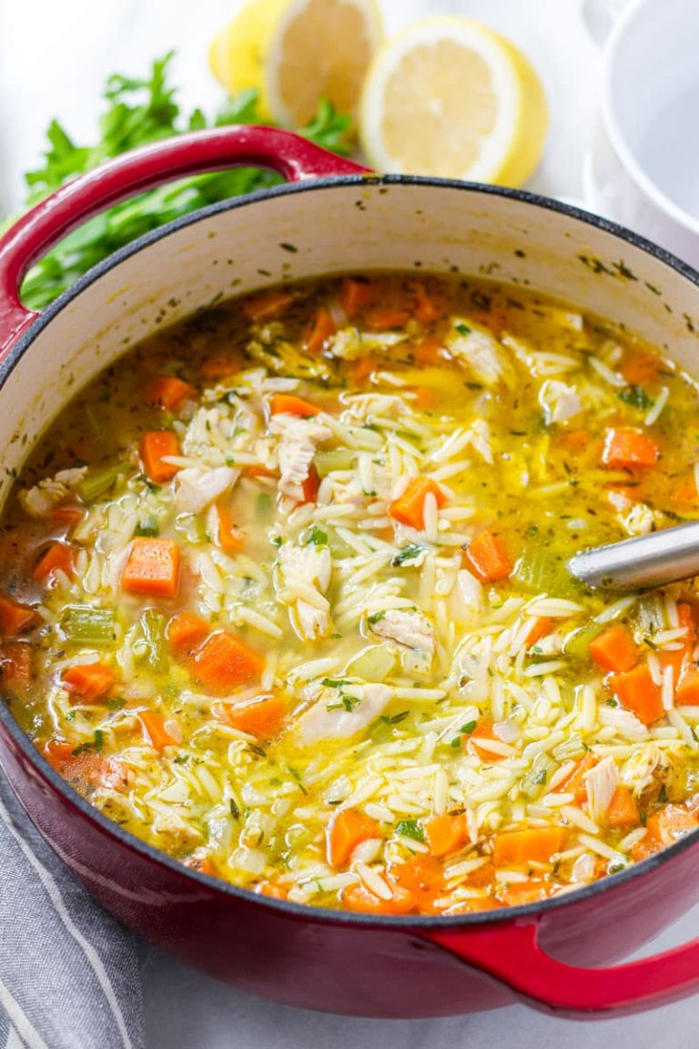 Turkey Orzo Soup - Cooking For My Soul