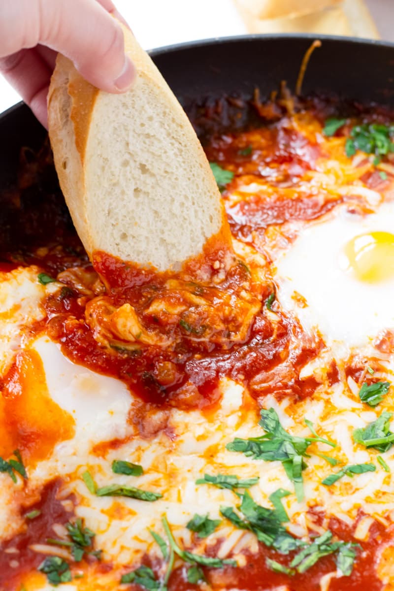 Bread Dipped in Eggs in Purgatory