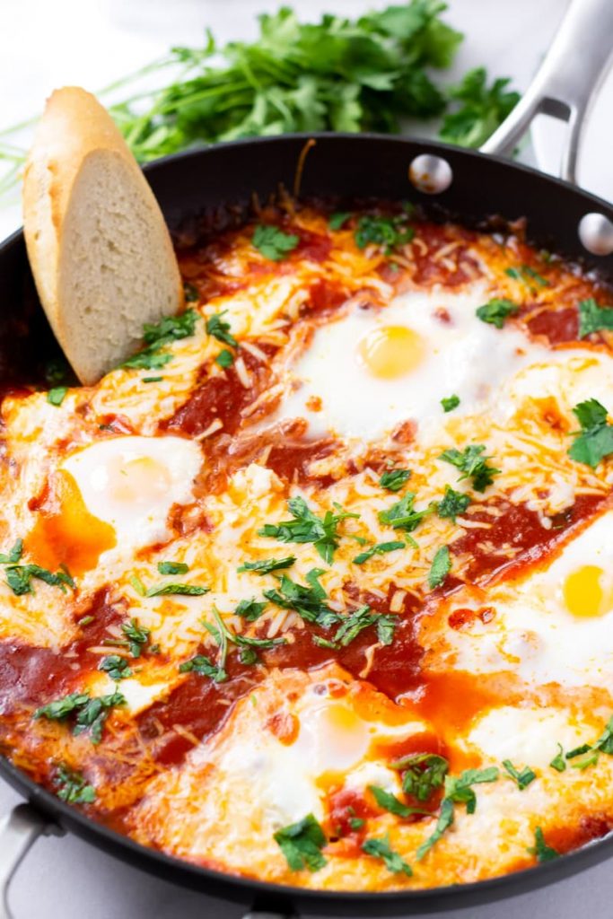 Easy Italian Baked Eggs - Cooking For My Soul