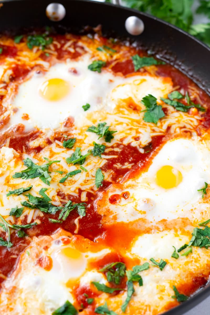 One-pan Italian baked eggs recipe