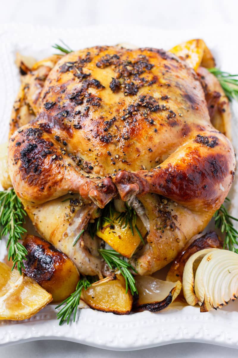 Rosemary Roasted Whole Chicken
