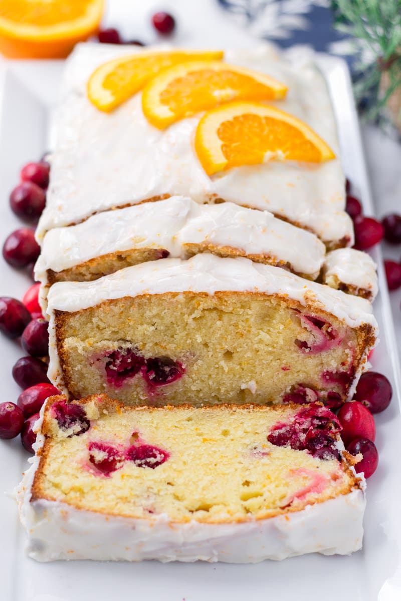 Cranberry Orange Pound Cake - Life Made Simple