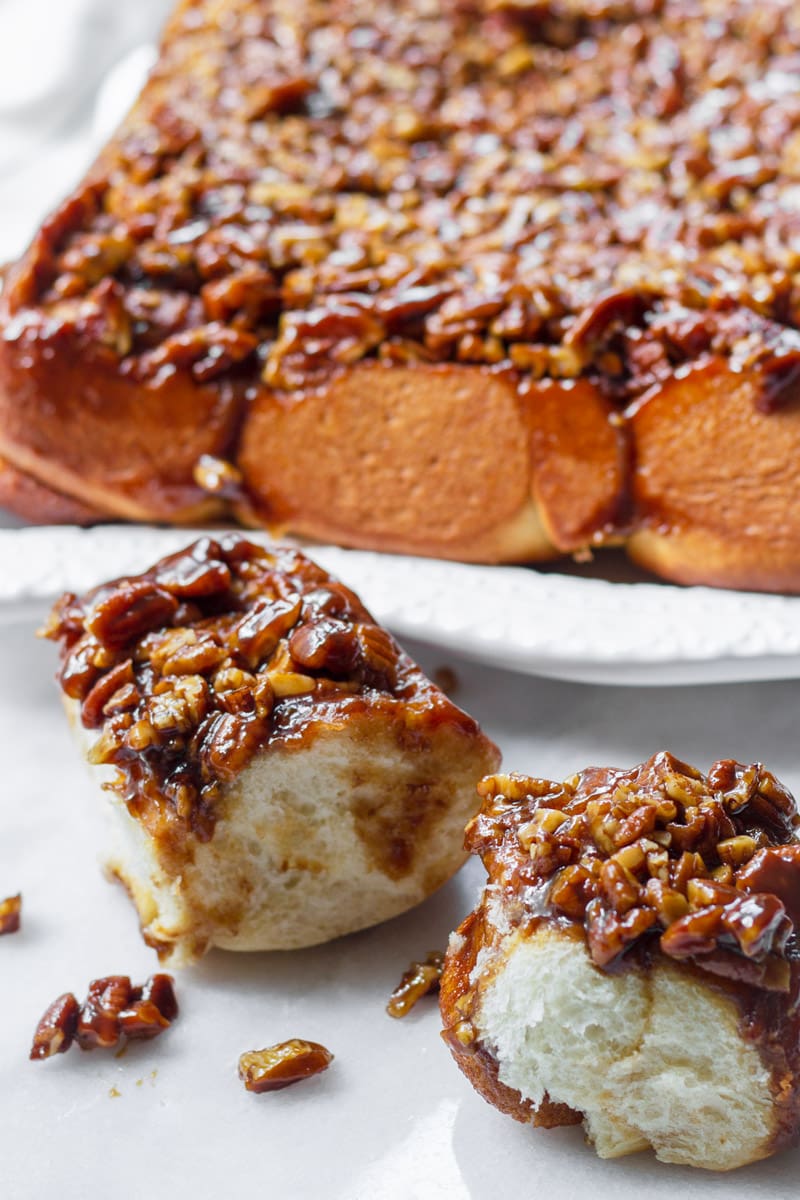 Cinnamon Pecan Sticky Buns with Caramel