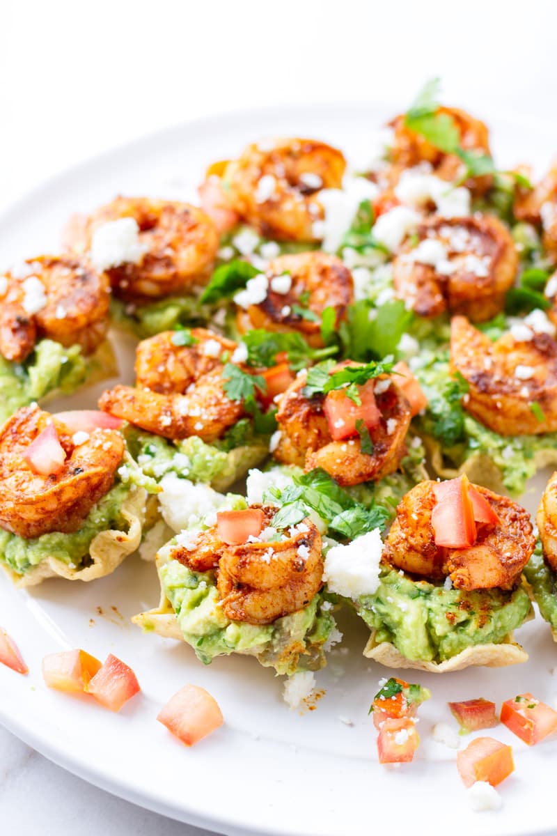 Shrimp Cups with Chili Lime Marinade