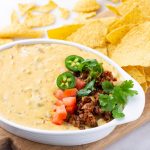 Slow Cooker Chorizo Queso Dip