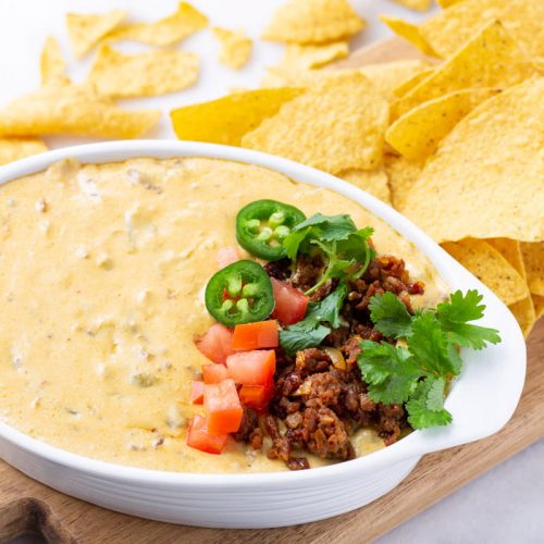 Chorizo Queso Dip (Slow Cooker) - Cooking For My Soul
