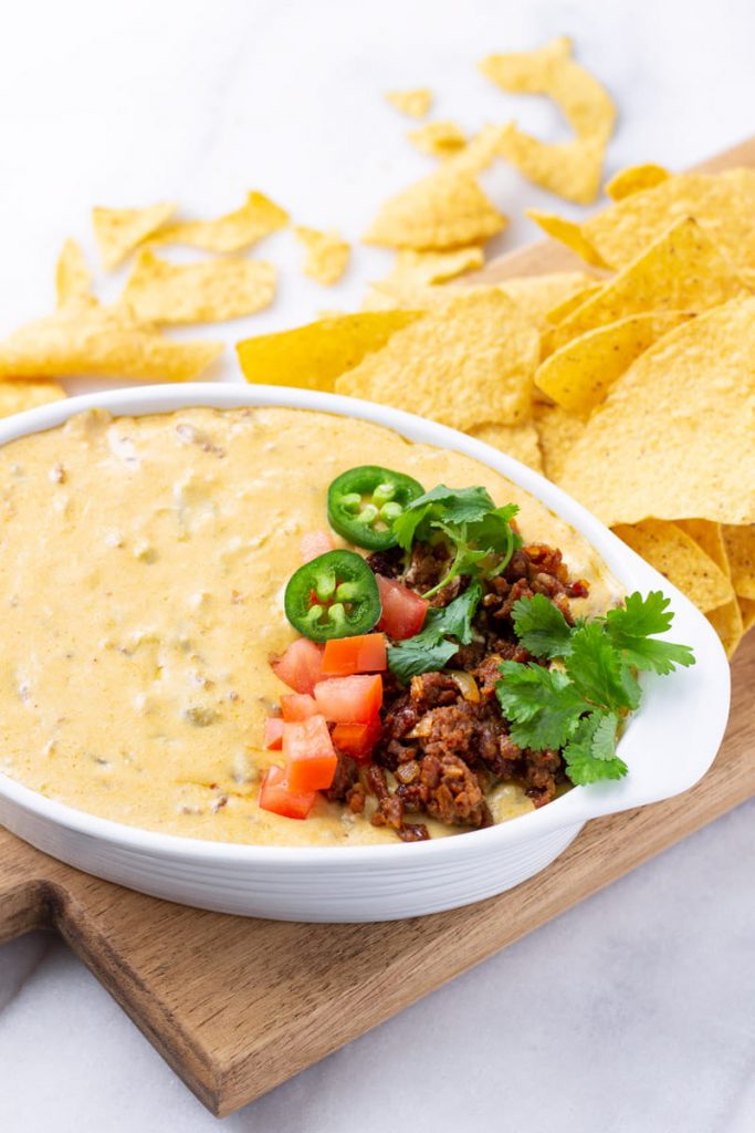 Chorizo Queso Dip (Slow Cooker) - Cooking For My Soul