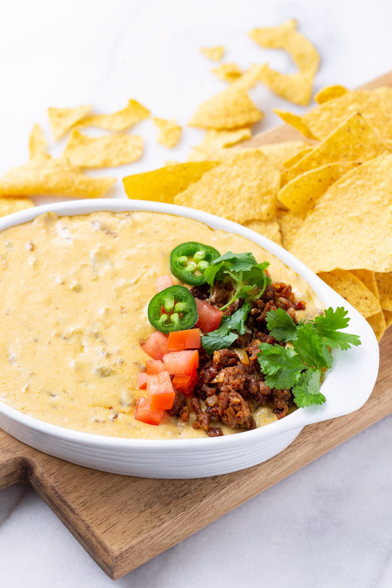 Chorizo Queso Dip (Slow Cooker) - Cooking For My Soul