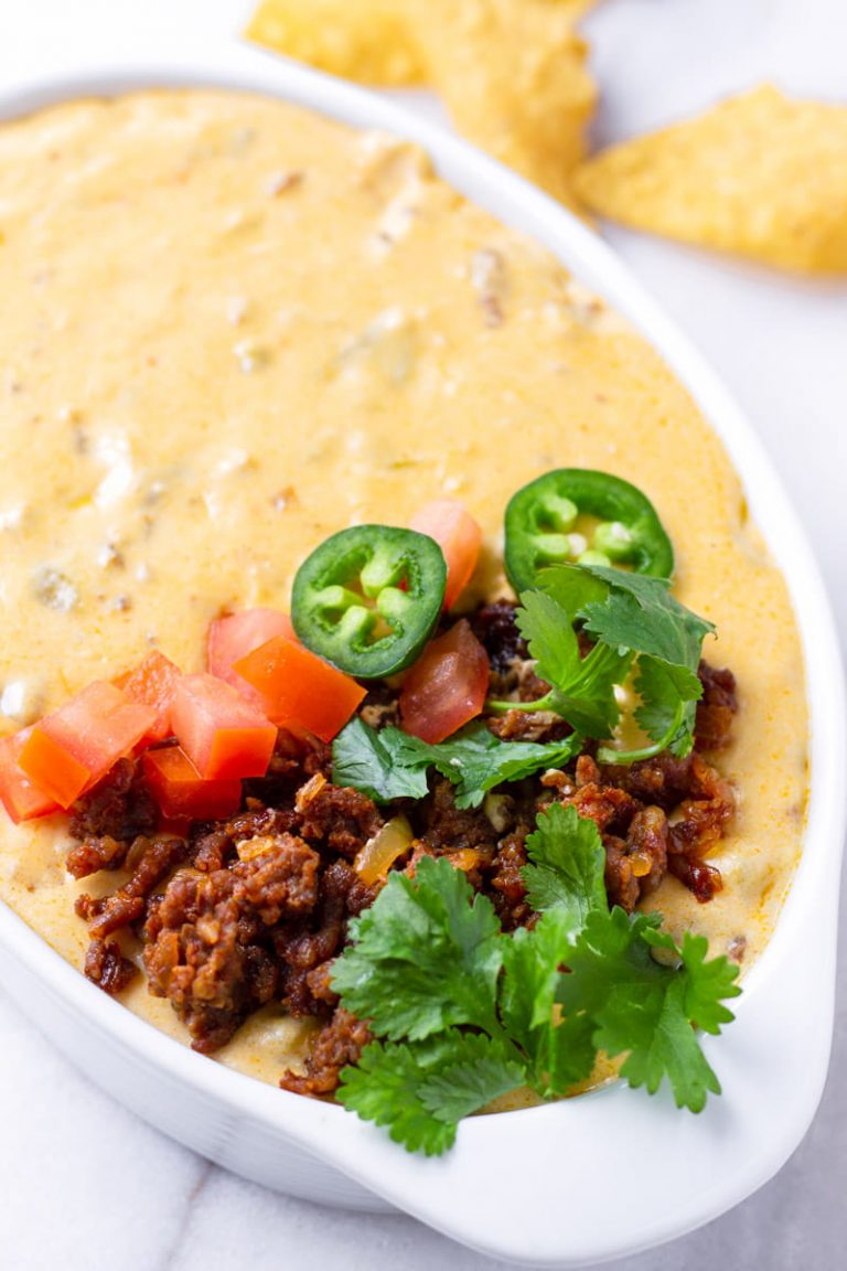 Chorizo Queso Dip (Slow Cooker) - Cooking For My Soul