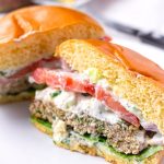 Greek Burger with Tzatziki Sauce