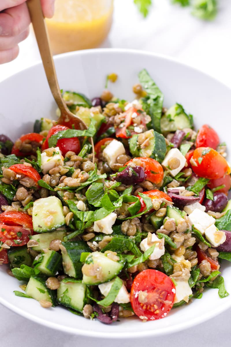 Lentil Salad with Feta