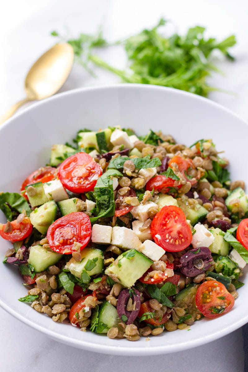 Mediterranean Lentil Salad Cooking For My Soul   Mediterranean Lentil Salad Recipe Min 