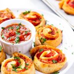 Pizza Rolls with Ham, Pepperoni, and Cheese