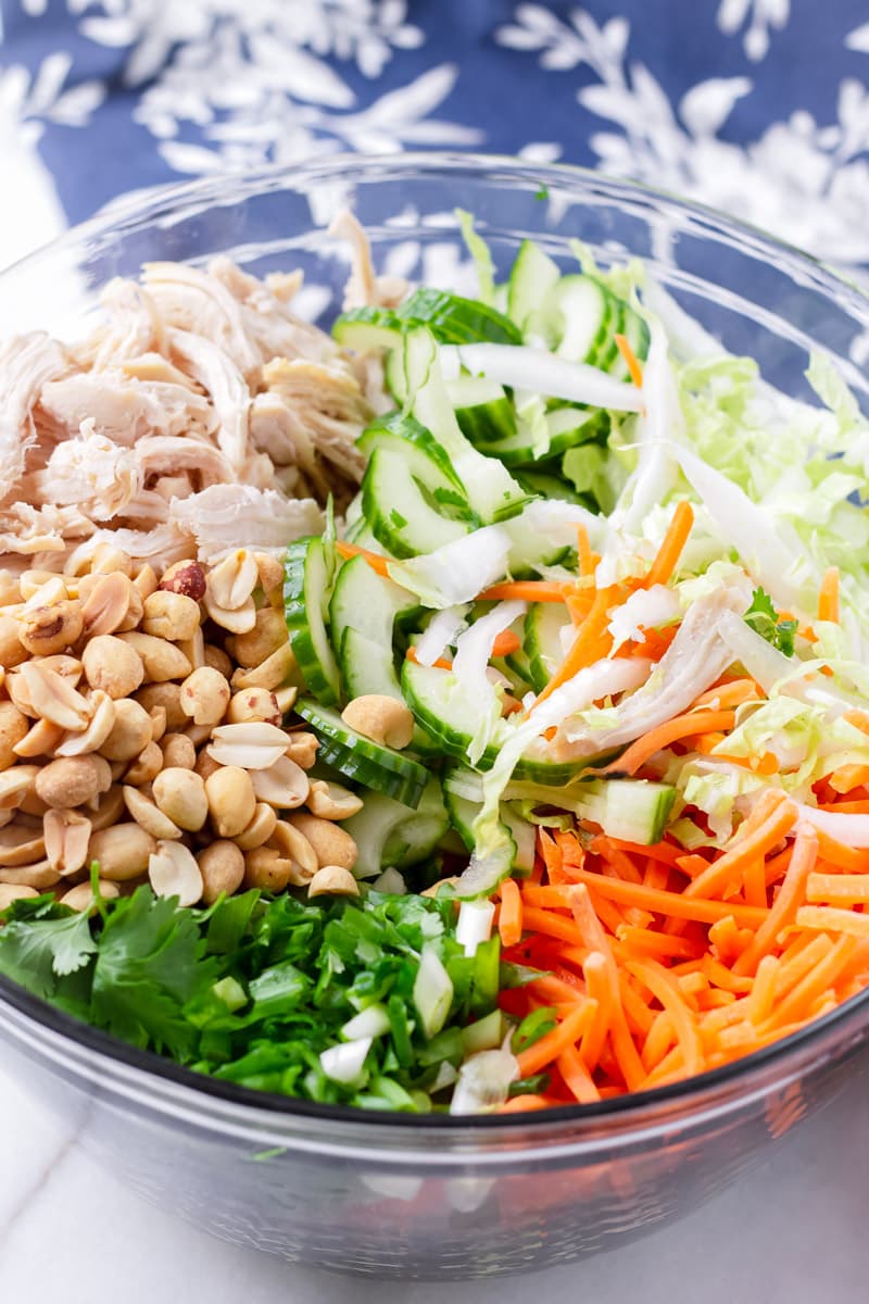 Ingredients for Cabbage Thai Salad
