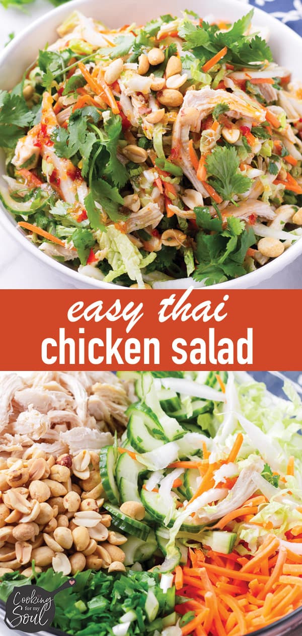 Crunch Asian Salad with Sweet Chili Dressing