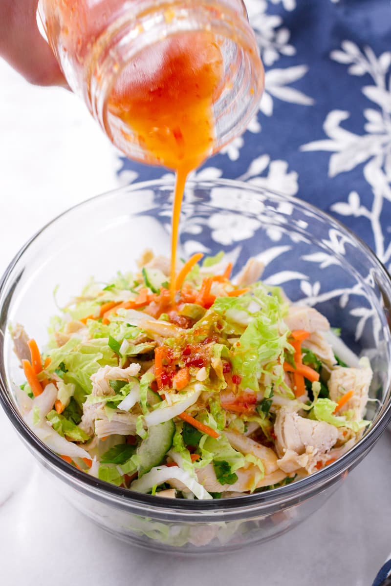 Crunchy Thai Chicken Salad - Cooking For My Soul