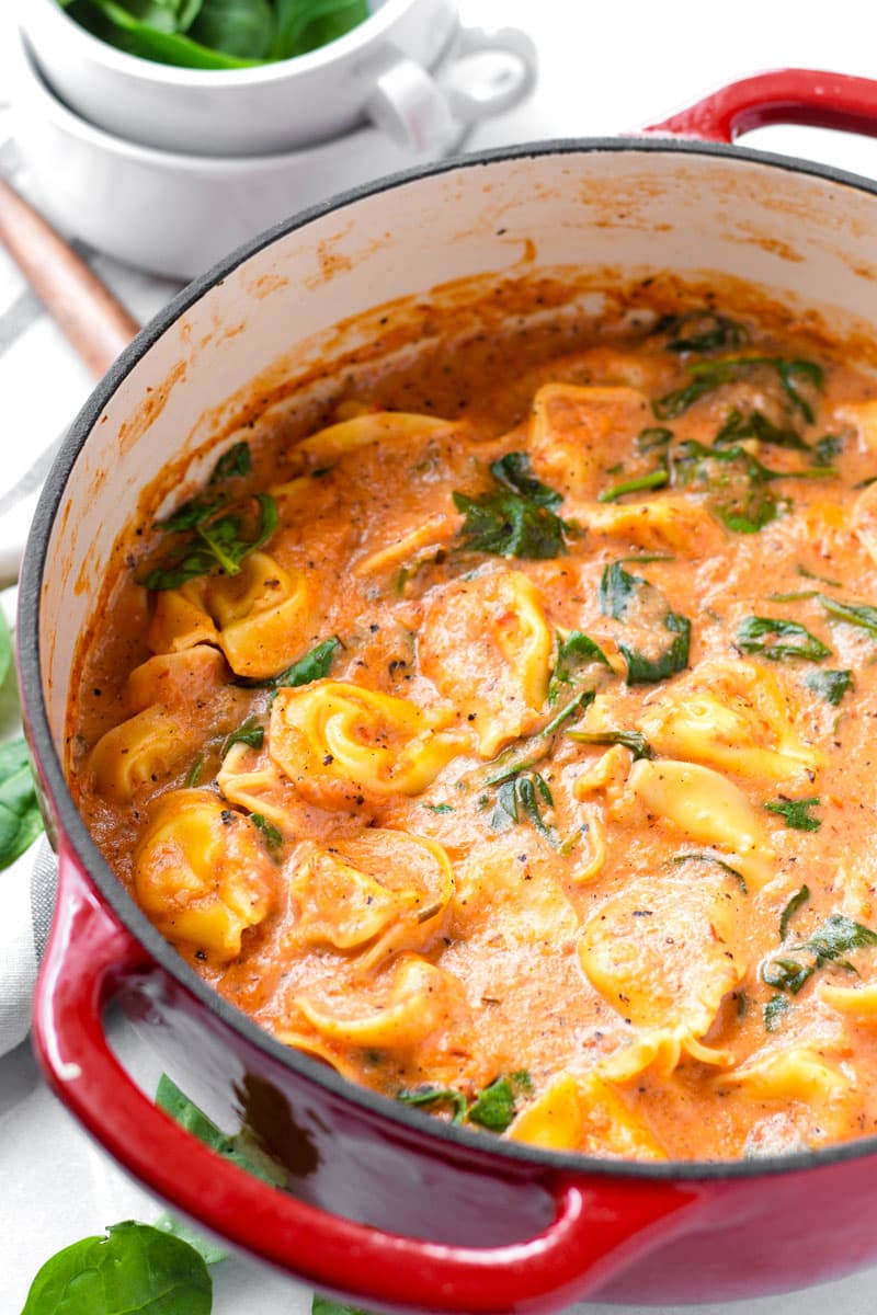 Creamy Tomato Tortellini Soup Cooking For My Soul