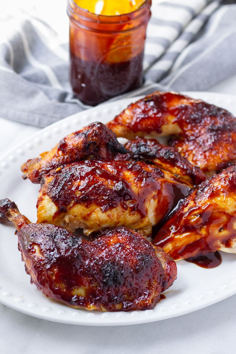 Spatchcock BBQ Chicken - Cooking For My Soul