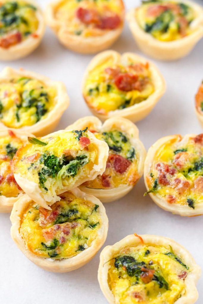 Mini Spinach Quiches - Cooking For My Soul