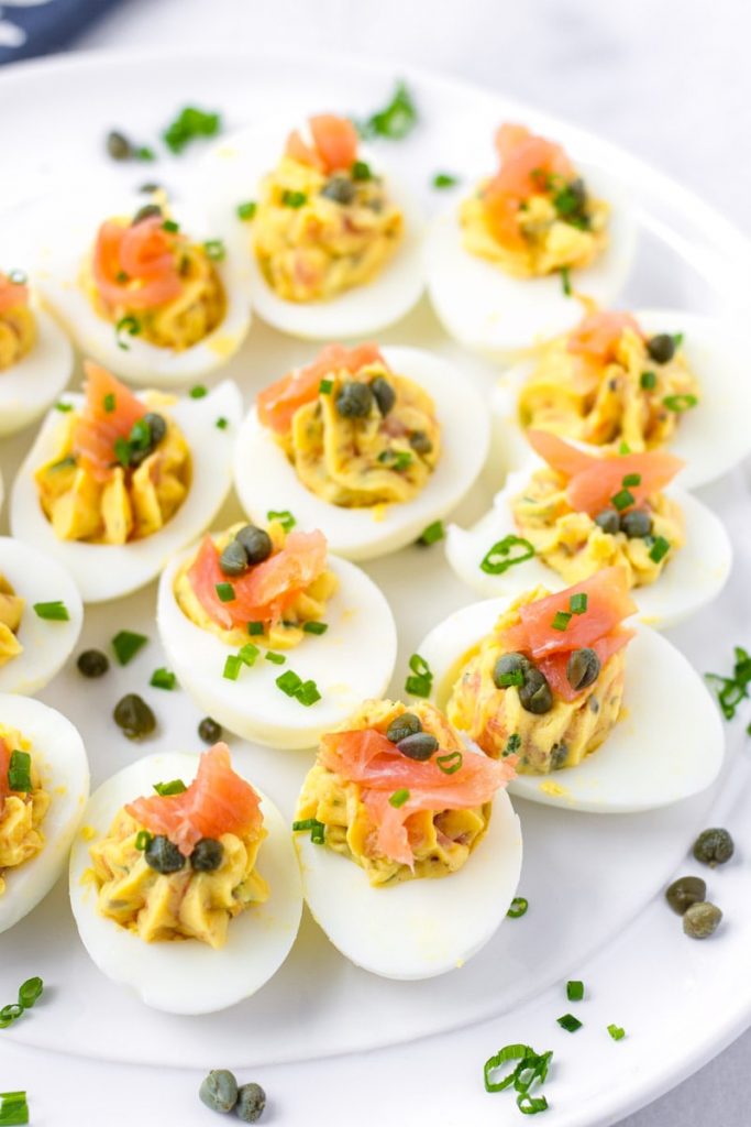 Smoked Salmon Deviled Eggs Cooking For My Soul