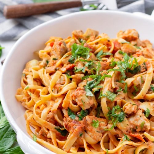 Chicken Artichoke Pasta - Cooking For My Soul