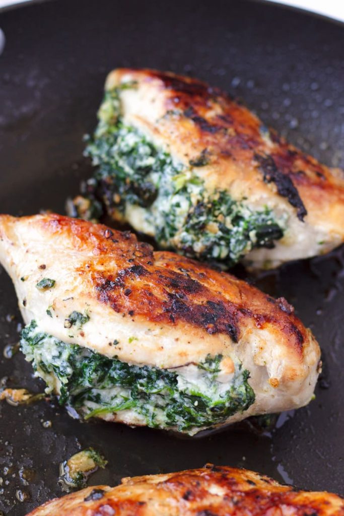 Spinach Stuffed Chicken Breast - Cooking For My Soul