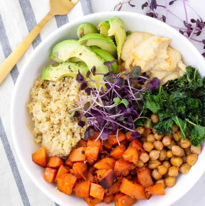Sweet Potato Quinoa Bowls - Cooking For My Soul