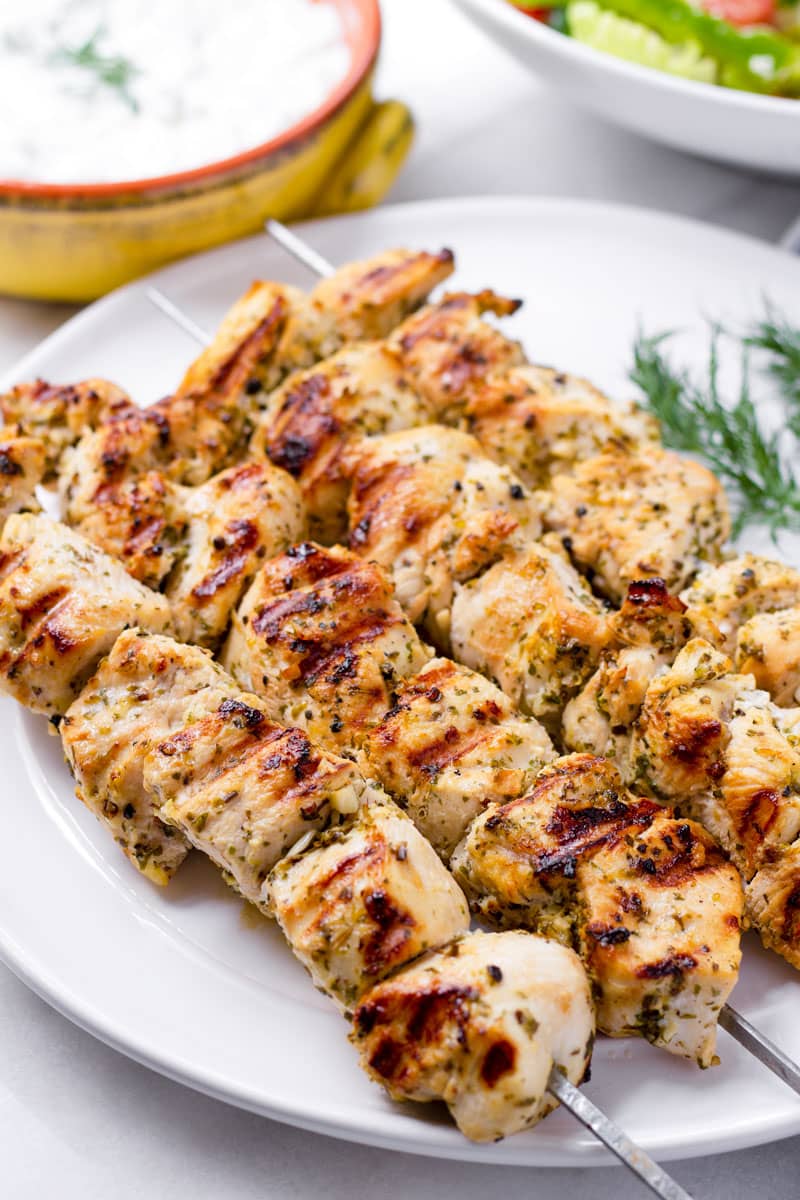 Greek Chicken Kabobs Cooking For My Soul