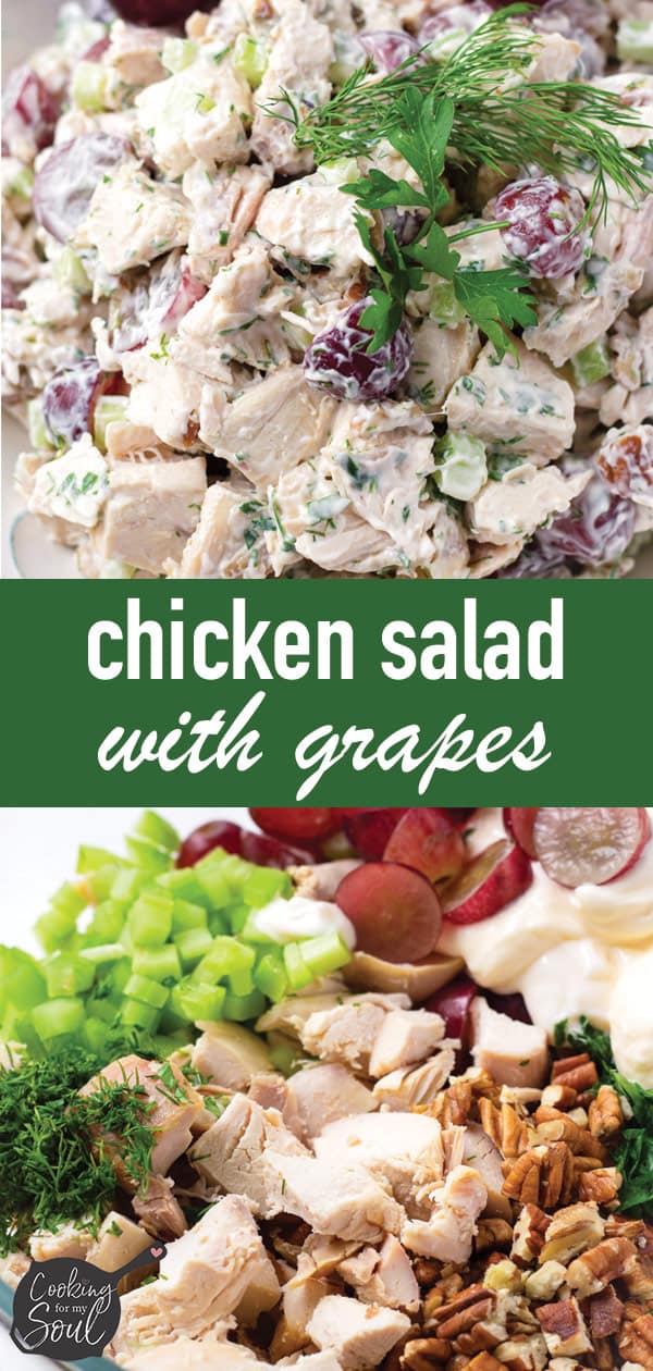 pin image design for chicken salad