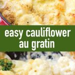 pin image design for cauliflower au gratin