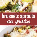 pin image design for Brussels Sprouts Au Gratin