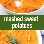 pin image design for mashed sweet potatoes