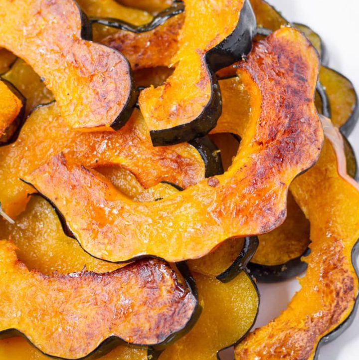 Maple Roasted Acorn Squash - Cooking For My Soul