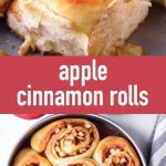 pin image design for apple cinnamon rolls