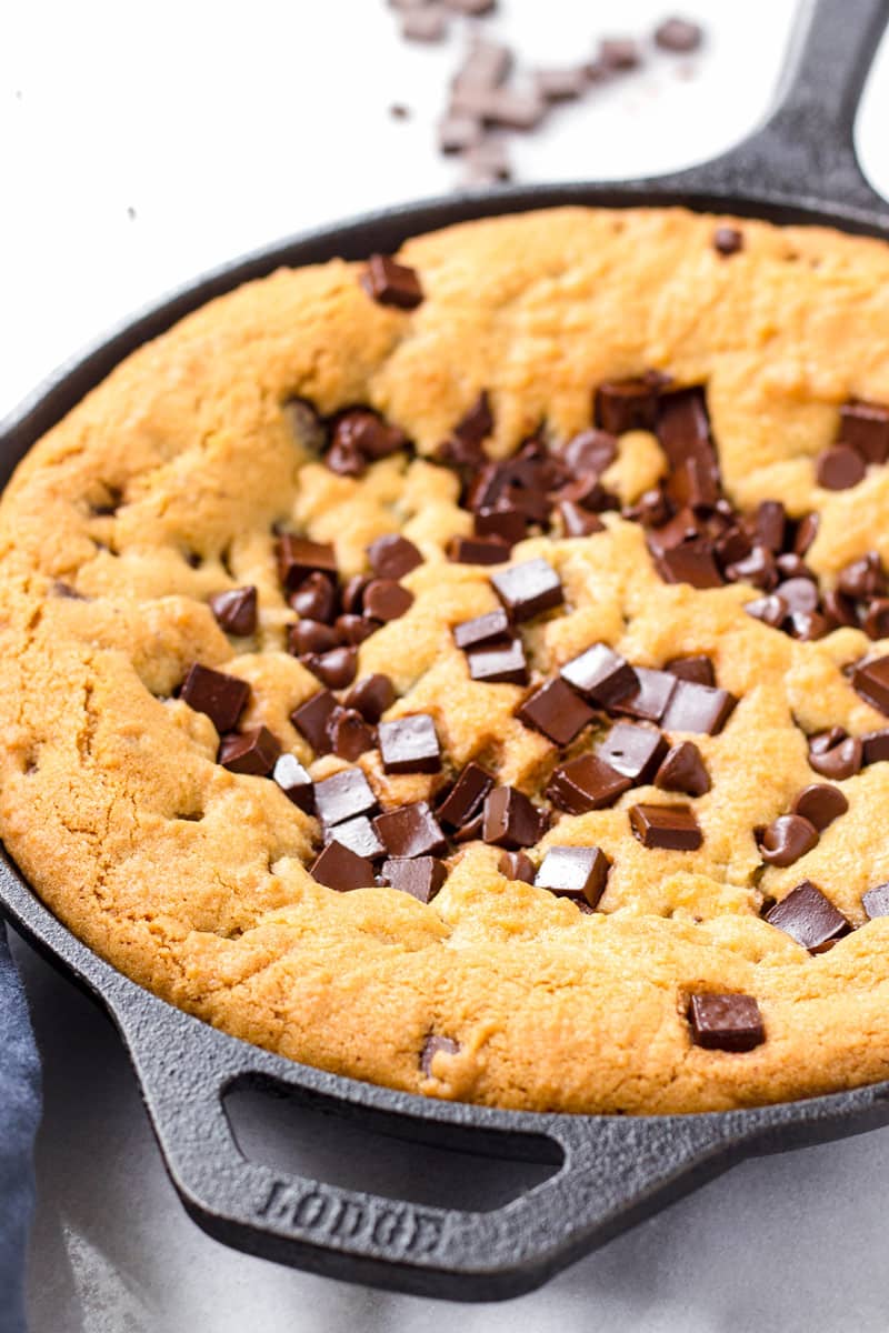 Skillet Chocolate Chip Cookie - Cooking For My Soul