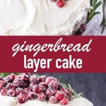 pin image design for gingerbread cake