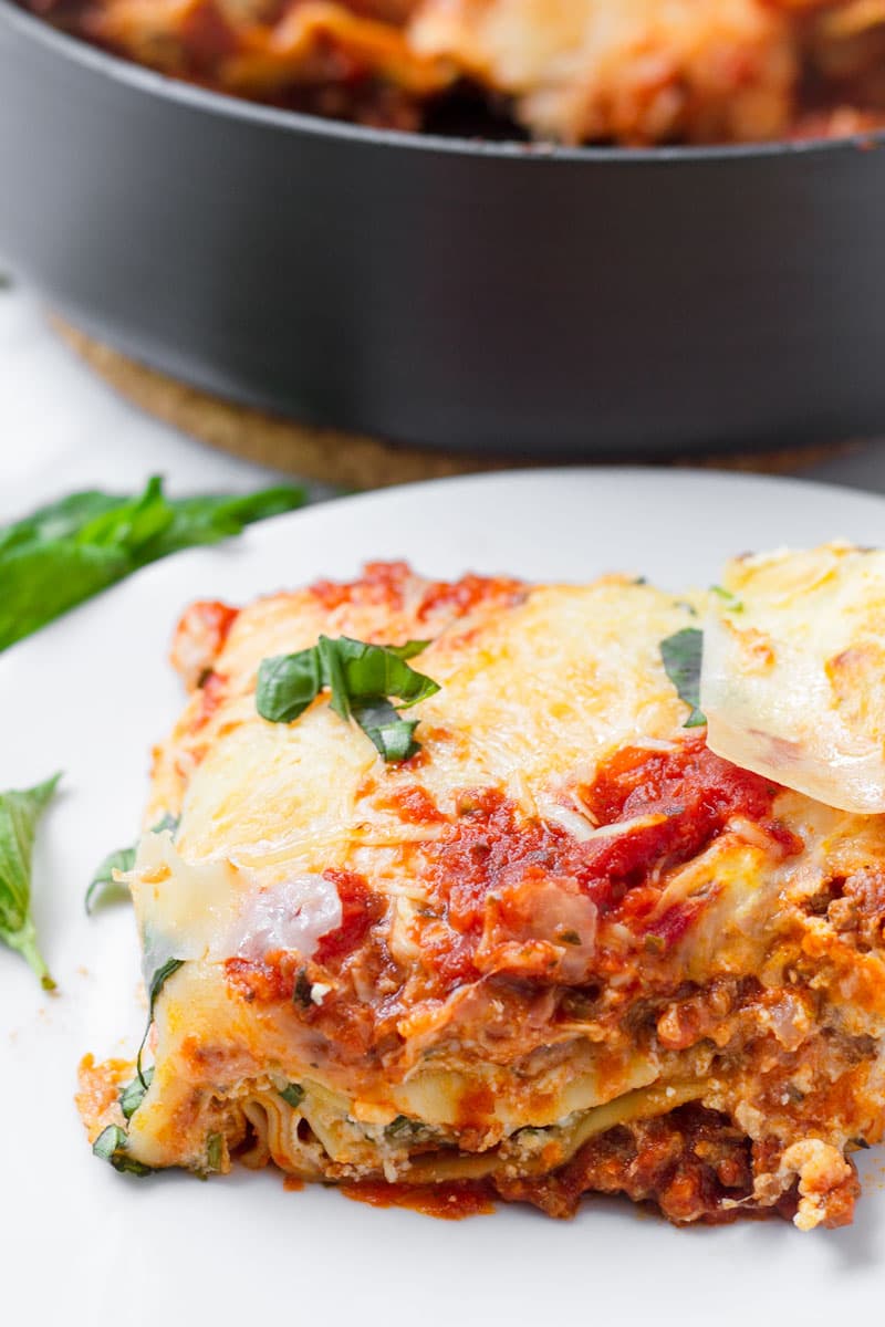 Easy Skillet Lasagna - Cooking For My Soul