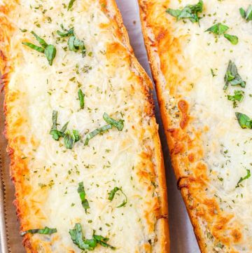 Cheesy Garlic Bread - Cooking For My Soul