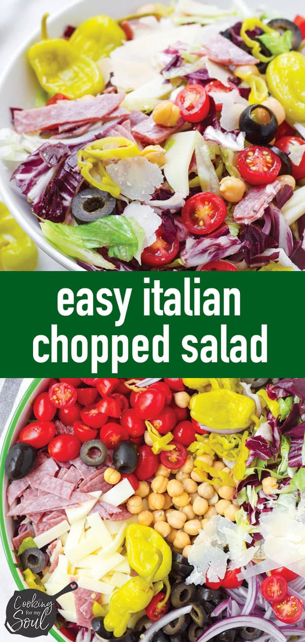 Italian Chopped Salad - Cooking For My Soul