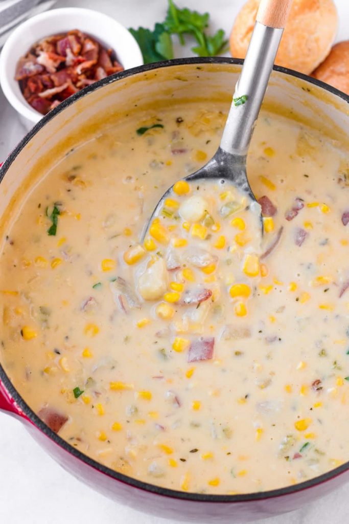 Bacon Potato Corn Chowder - Cooking For My Soul