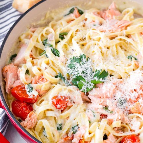 Creamy Salmon Pasta - Cooking For My Soul