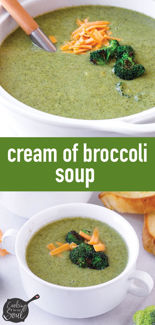 Healthy Cream of Broccoli Soup - Cooking For My Soul