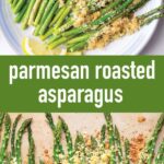 pin image design for parmesan roasted asparagys recipe