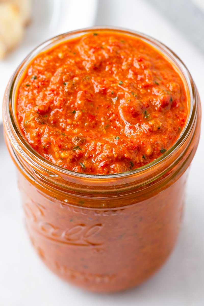 Romesco Sauce (with Roasted Garlic) - Cooking For My Soul