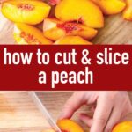 pin image design for how to slice a peach