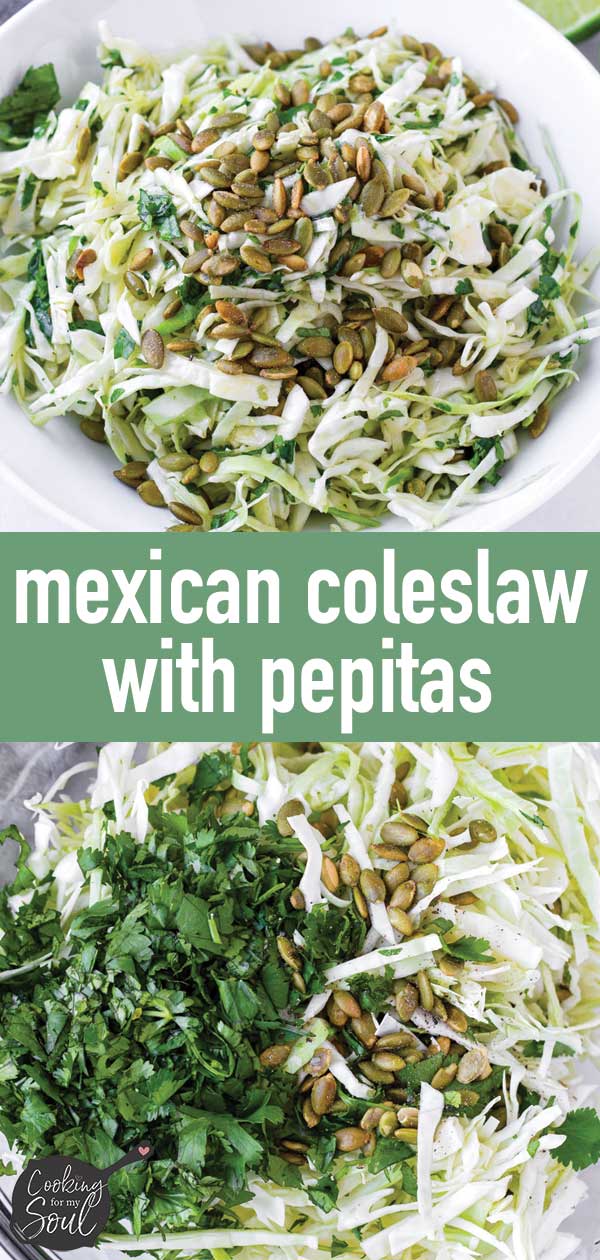 Refreshing Mexican Coleslaw - Cooking For My Soul