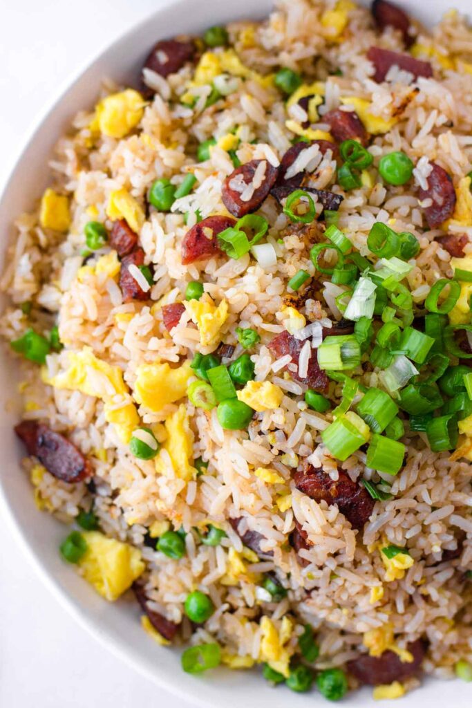 Chinese Sausage Fried Rice (Lap Cheong Fried Rice) Cooking For My Soul