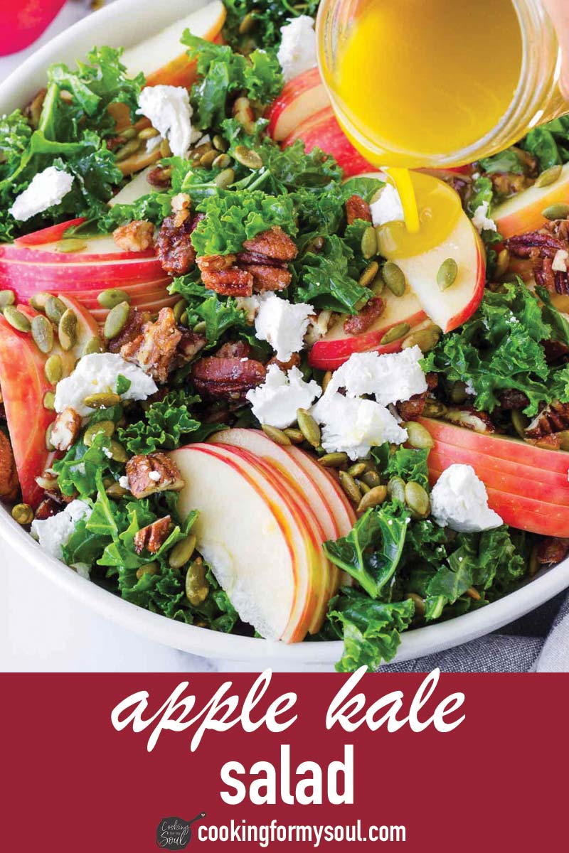 Apple Kale Salad - Cooking For My Soul