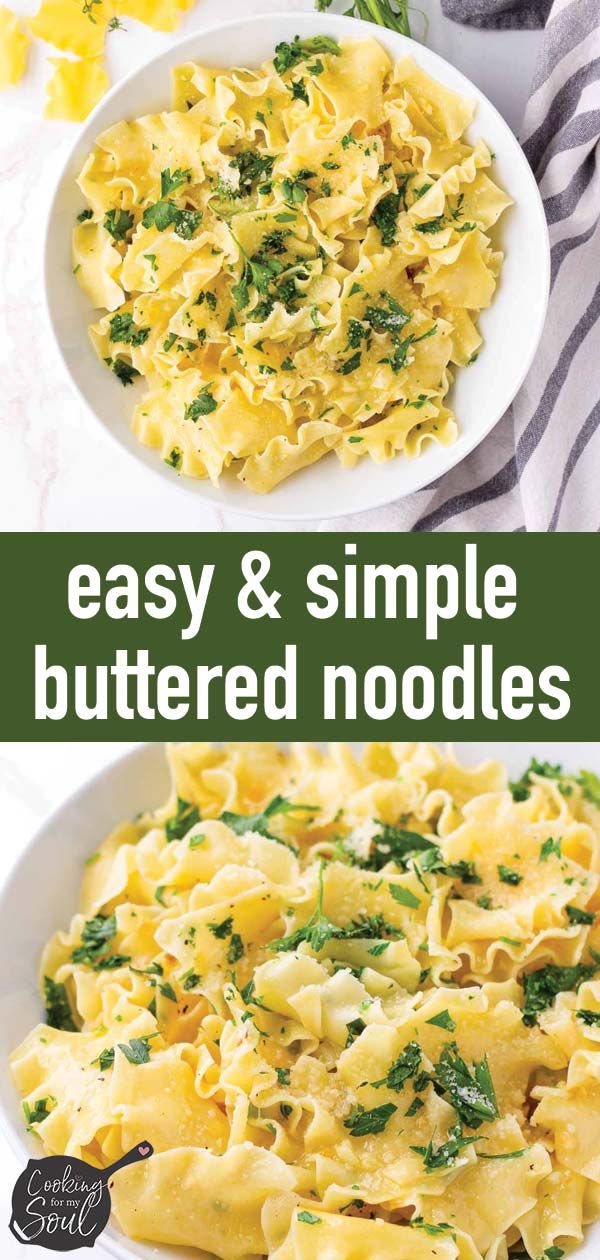 Buttered Egg Noodles - Cooking For My Soul